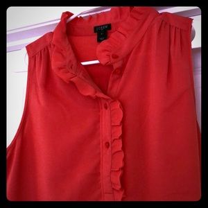 J. Crew Lace Shell Blouse